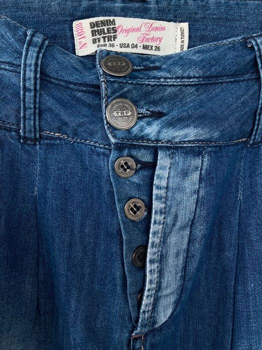 Zara denim boyfriend calças 36