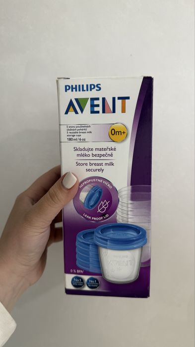 Контейнери для зберігання грудного молока Philips Avent