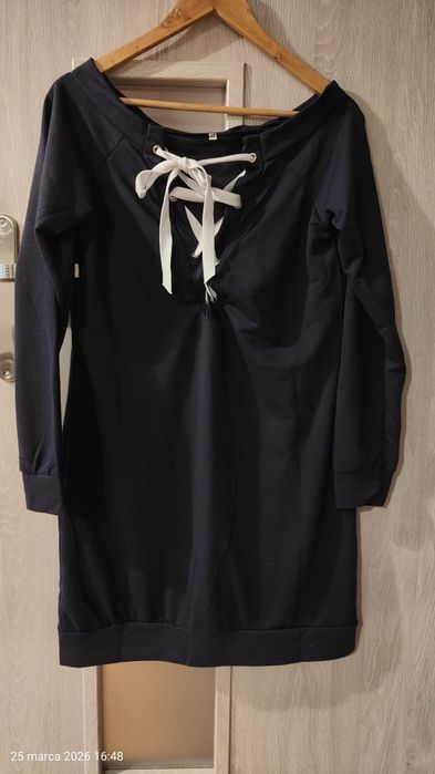 Sukienka dresowa granat M