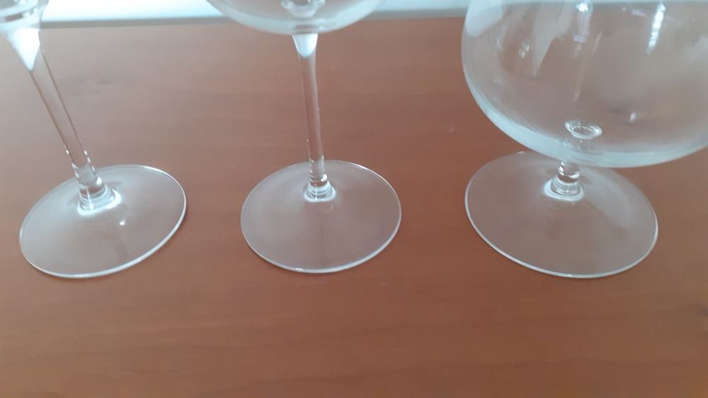 Copos vinho tinto/branco e brandy