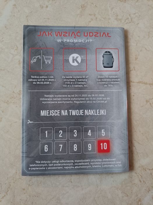 Sprzedam kupon na circle k