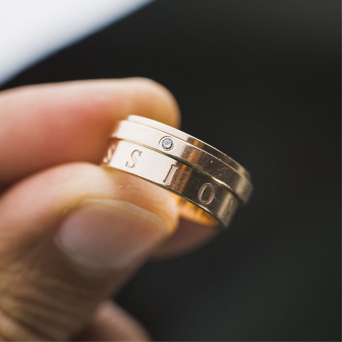 Anel PIAGET POSSESSION em Ouro 18k e Diamantes - Tamanho 54 - 12.5 gr