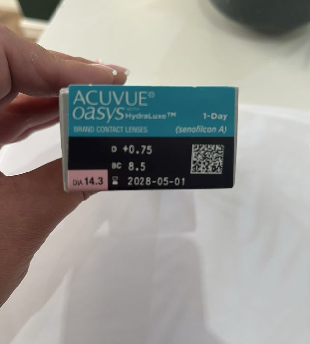 Szkła kontaktowe soczewki jednodniowe Acuvue Oasys