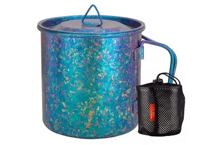 Kubek turystyczny tytanowy ultralekki czysty tytan outdoor survival