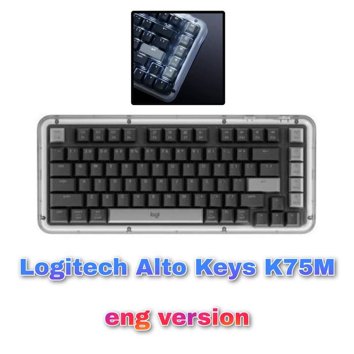ІДЕАЛ! Logitech Alto Keys K75M – безпровідна механічна клавіатура без Л*БТ підсвітки