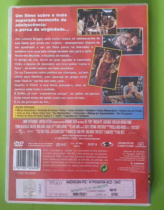 DVD American pie 1