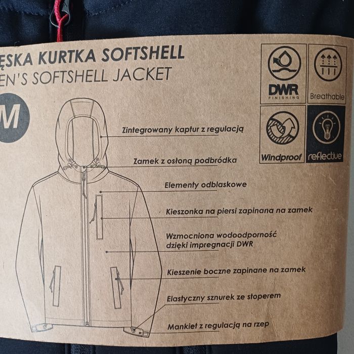 Kurtka Campus męska,  softshell  nowa