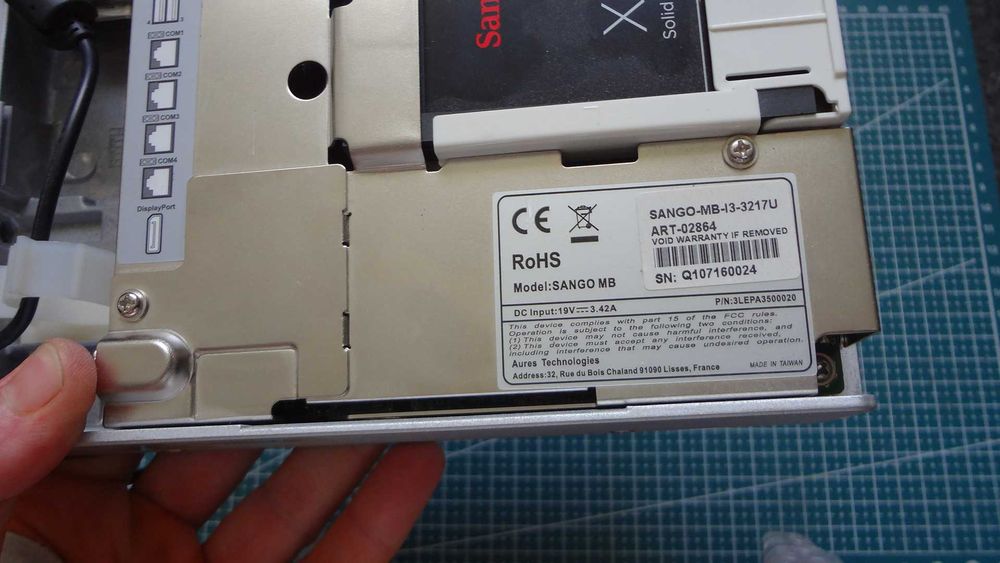 Продам мини компьютер Aures Sango i3-3217U 4GB