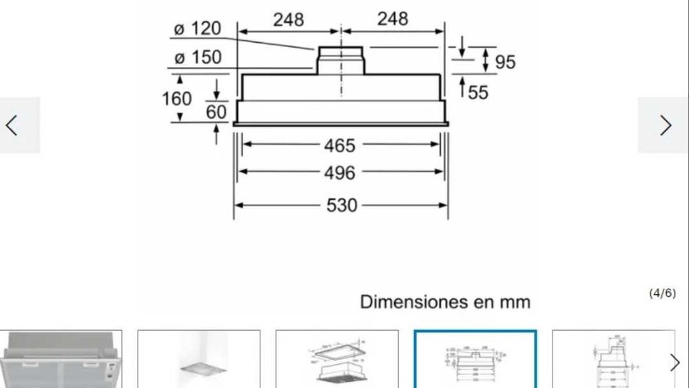 Exaustor Bosch DHL555BL