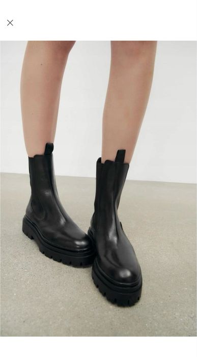 Черевики шкіряні Зара