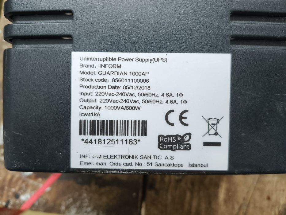 Transformator UPS Legrand + płytka