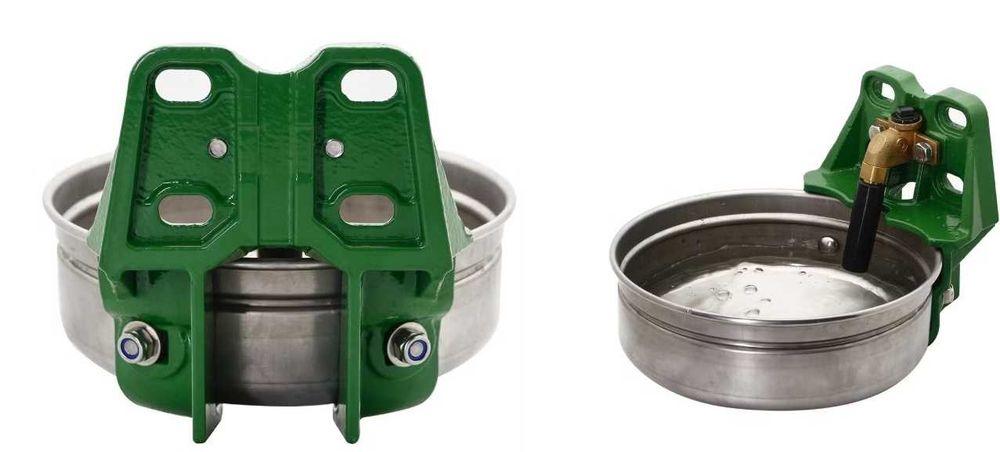 Poidło miskowe z zaworem rurowym dla bydła krów koni duże 5 litrów