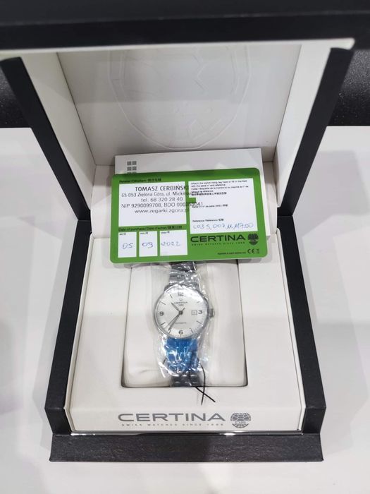 Certina DS Caimano zegarek damski nowy
