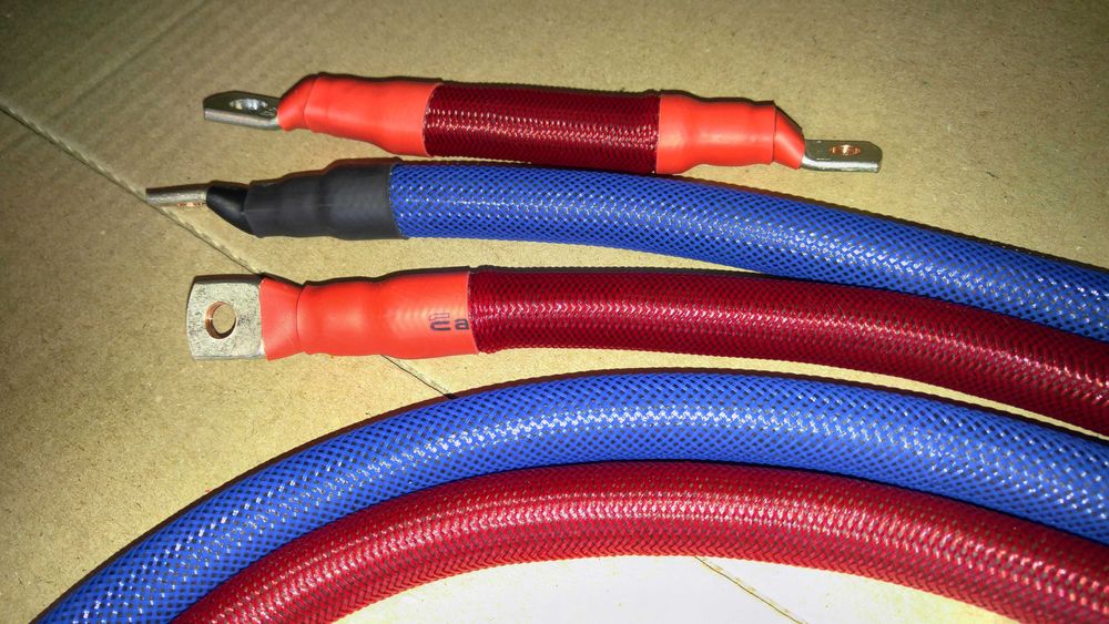 Соединительные провода инвертора, аккумулятора