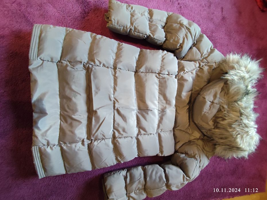 Kurtka zimowa dziewczęca rozmiar 152