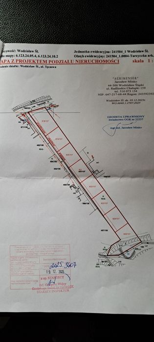 Sprzedam działki budowlane w Wodzisławiu Śląskim dzielnica  Turzyczka, 3km od centrum Wodzisławia  Śląskiego bez szkód górniczych. - Więcej