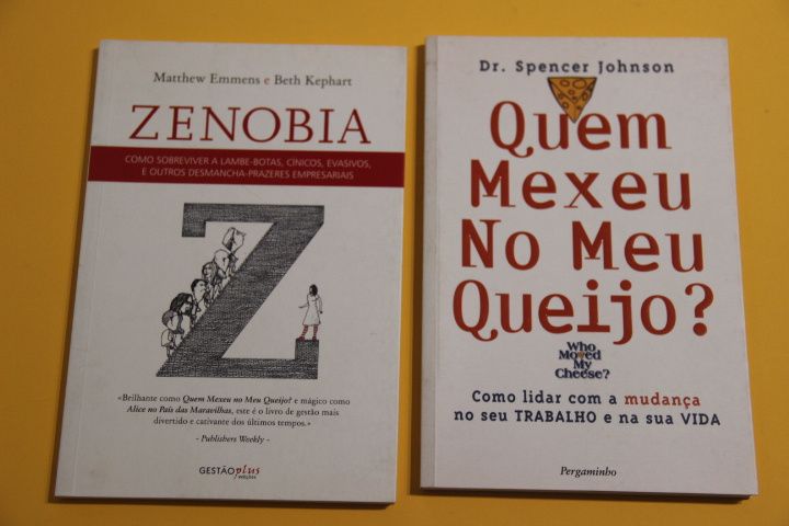 Livros sobre Mudanças; trabalho, negócios, criatividade, gestão...