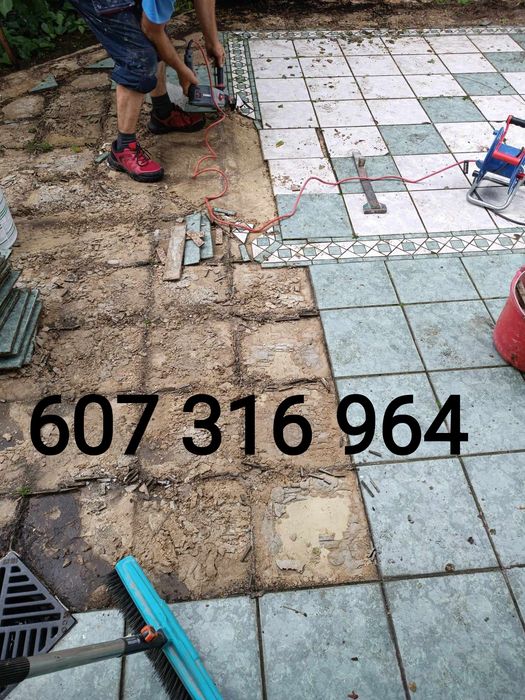 Skuwanie plytek , posadzek ,wyburzanie ścian, rozbiórki,remonty
