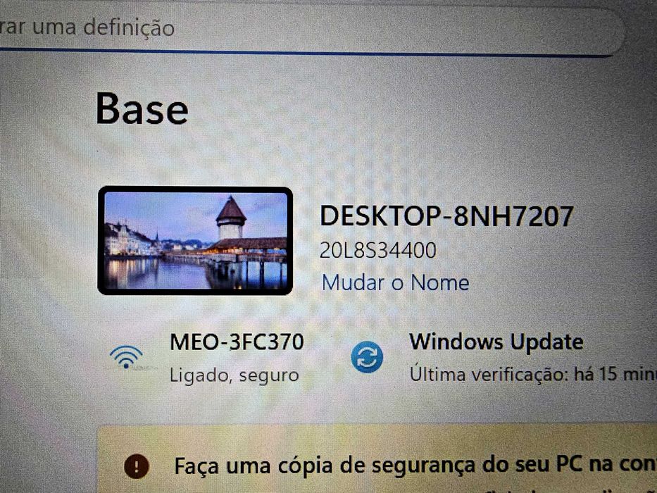 Portátil Thinkpad lenovo