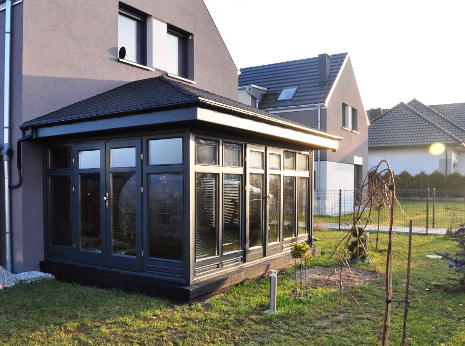 nowoczesny ogród zimowy / oranżeria / patio / taras - HIT 2025