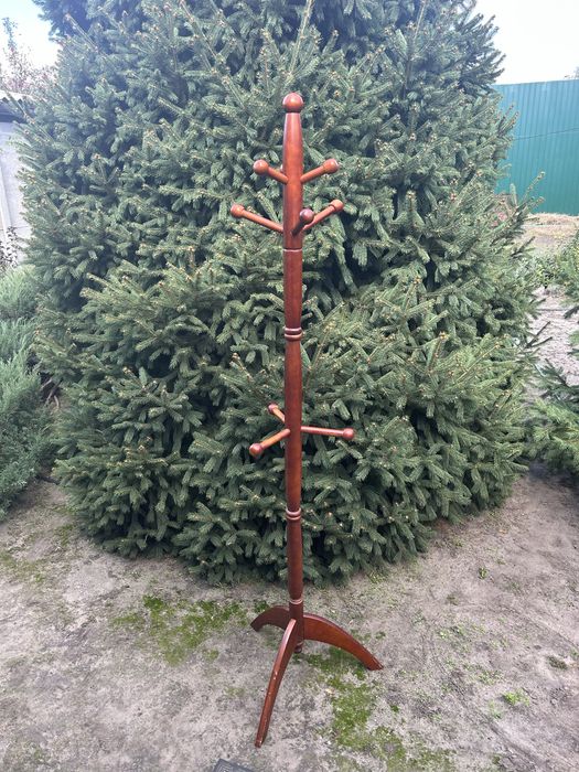 Вешалка напольная деревянная