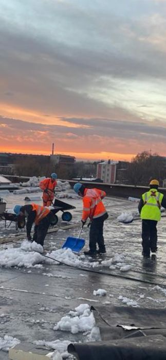 Odśnieżanie dachów