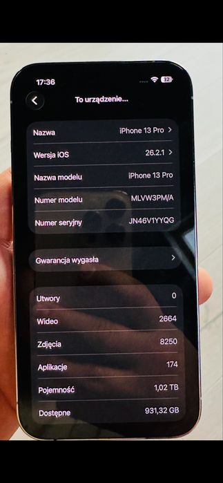 Apple iPhone 13 Pro 1TB – stan idealny
