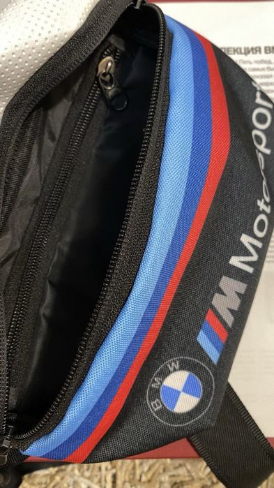 Сумка поясная бананка BMW