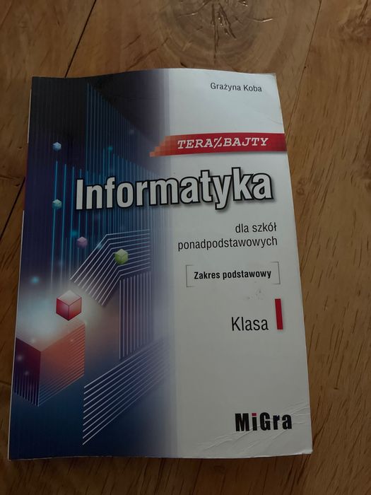 5 zł Podręcznik informatyka dla szkół ponadpodstawowych klasa 1