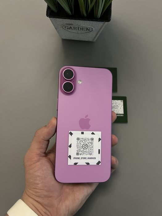 iPhone 16 Plus,128GB,Pink!!!Nevelock!Гарантия!Магазин!