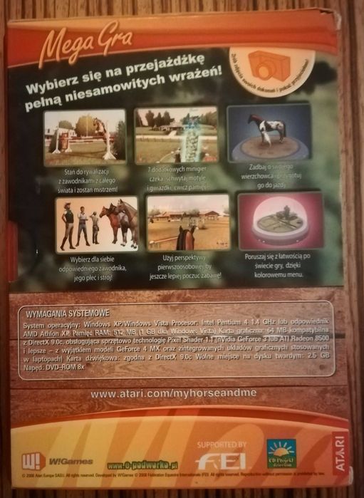 Gra na PC Kocham Konie polska wersja stan płyty bdb