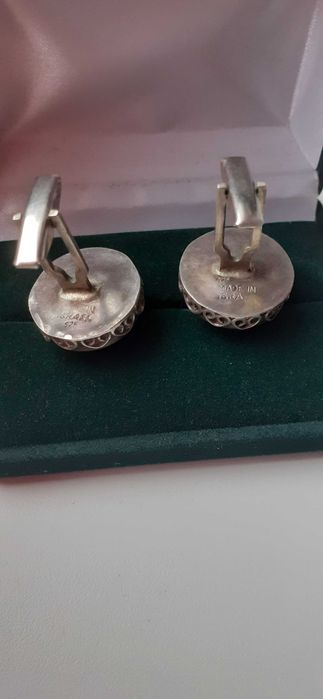 Spinki srebro 925 syg. MADE IN ISRAEL UNIKAT.