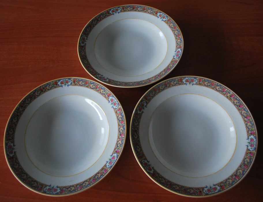 Plates by Sociedade Porcelanas Coimbra (With Stamp)