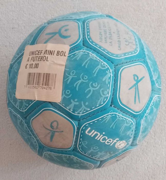Mini bola de futebol UNICEF