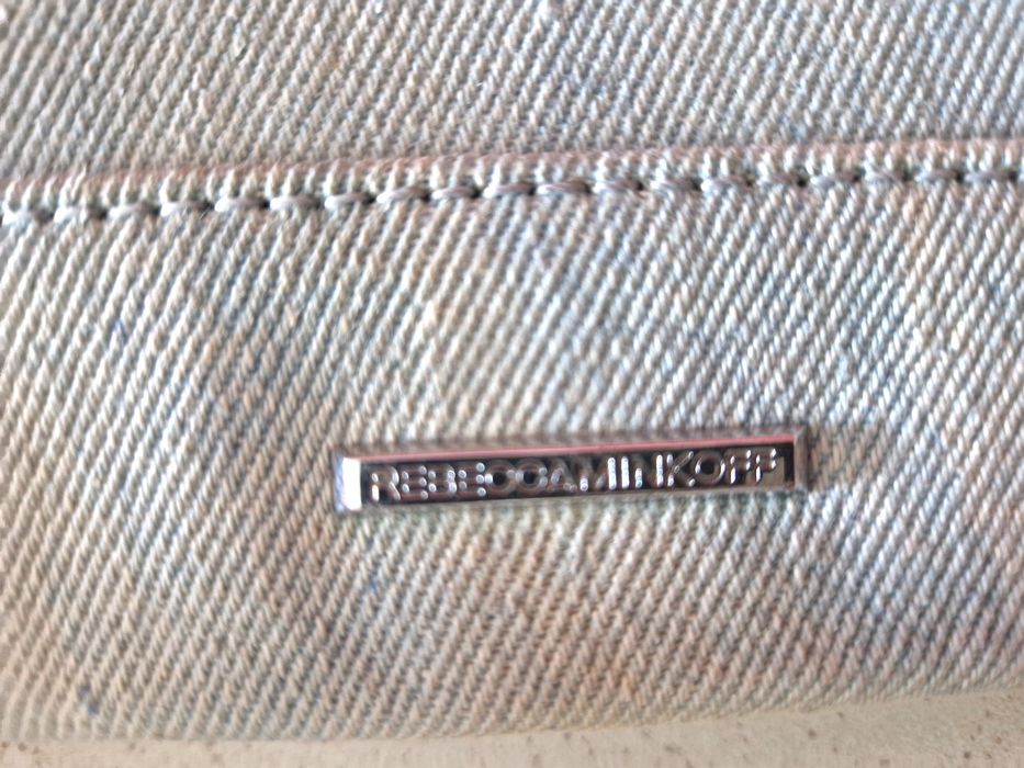 Torebka kopertowa dżinsowa