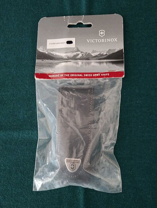 Bolsa grande em pele preta Victorinox 4.0520.3 - nova