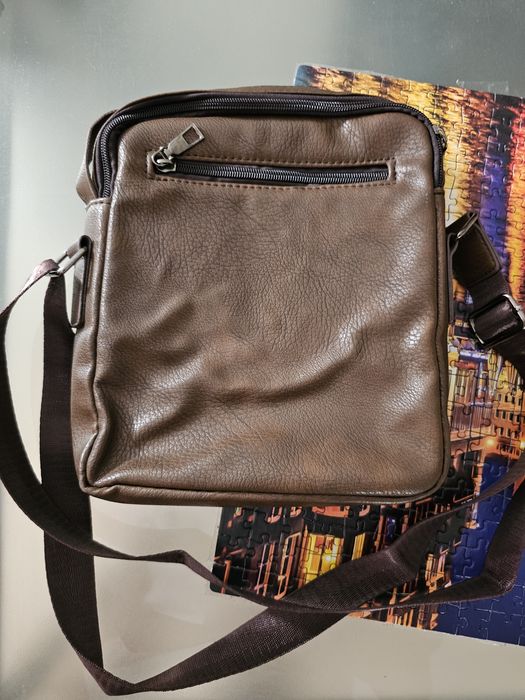 Bolsa Tiracolo Masculina Weixier Castanha