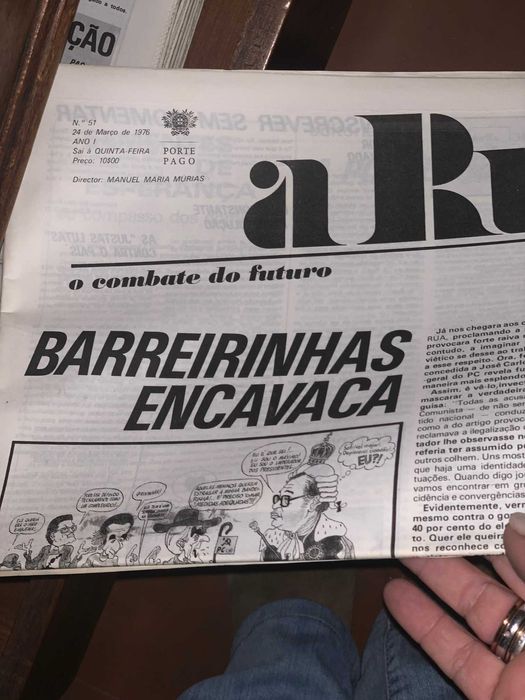 Jornal semanário "A Rua"