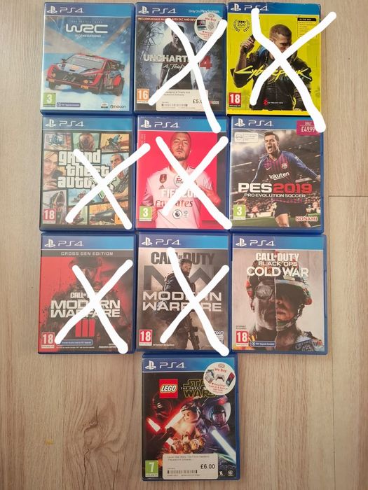 Диски з Іграми на ps4