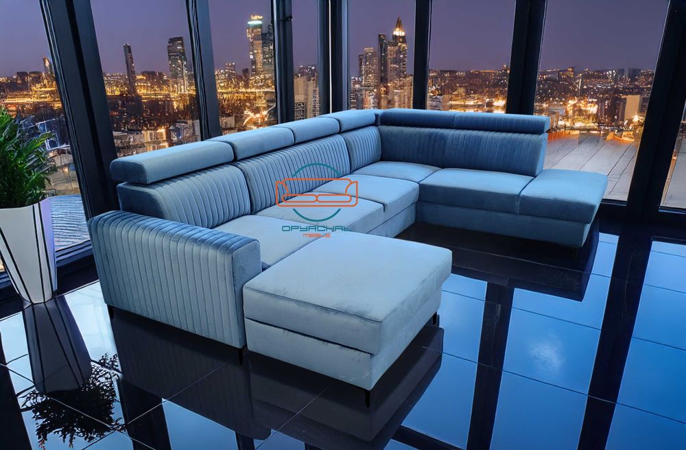 PRODUCENT ! NOWOŚĆ 2024 HIT nowoczesny narożnik zagłówki NR.9/2024 Li