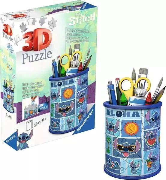Puzzle 3D 54 elementy. Przybornik Disney Stitch. Ravensburger