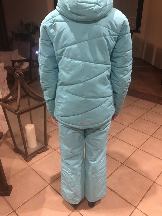 Kombinezon 4F 164 komplet, mięta, kurtka, spodnie narciarskie