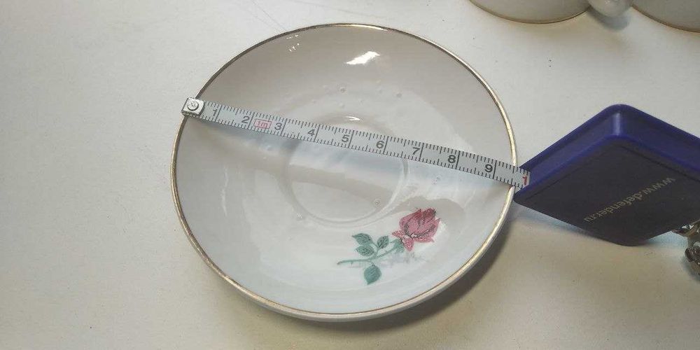 Набір дитячого іграшкового посуду для ляльок. Порцеляна, часів СРСР