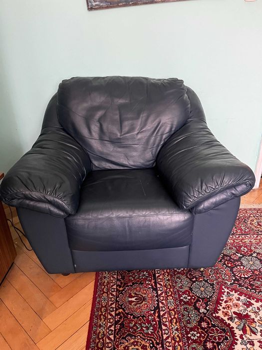 Fotel skórzany IKEA
