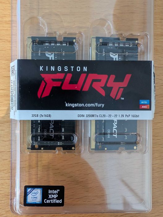 RAM kingston fury DDR4 do laptopa 2x16GB