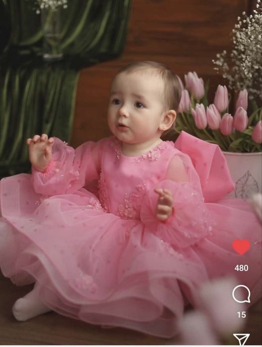 Святкова сукня на 1 рік, сукня на рочок. Daniela kids. Оренда