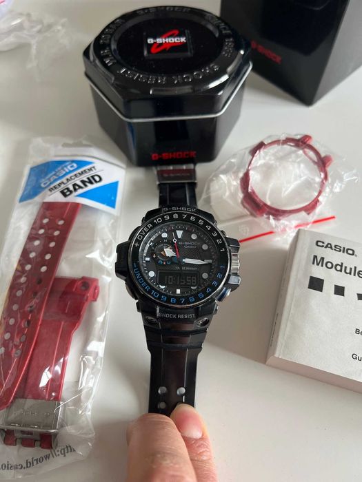 Zegarek CASIO GWN-1000RD-4AER GULFMASTER super funkcjonalność
