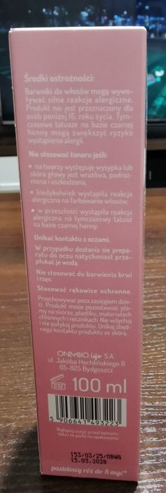 Toner Only Bio Onlybio milkshake truskawkowy nowy różowy do włosów
