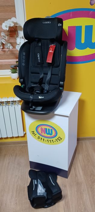 Coletto Ivo świetny fotelik samochodowy nowy obrotowy