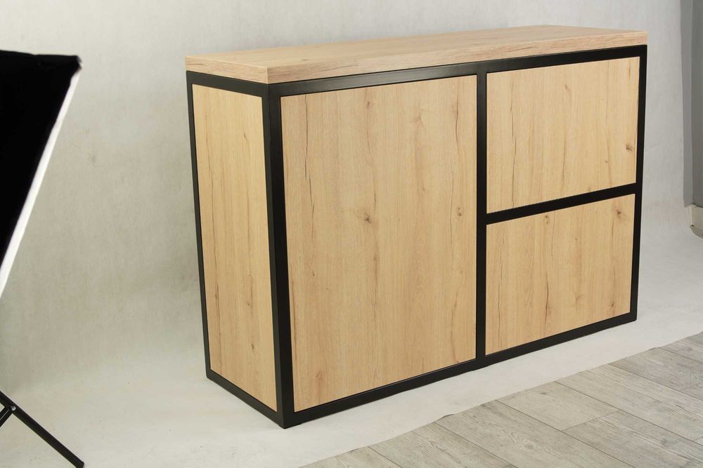 Metalowa szafka pod akwarium wzmacniana na wymiar PRODUCENT loft